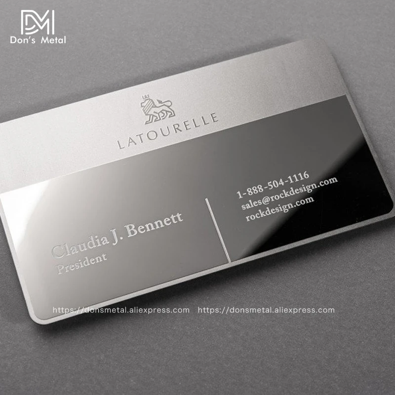 metal business card metal membership card design mirror metal metal business card