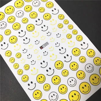

2017 newest LSIKA-F-59 smile SERIES Cartoon designs 3d nail art letter fashionTemplate sticker decal MAGICO