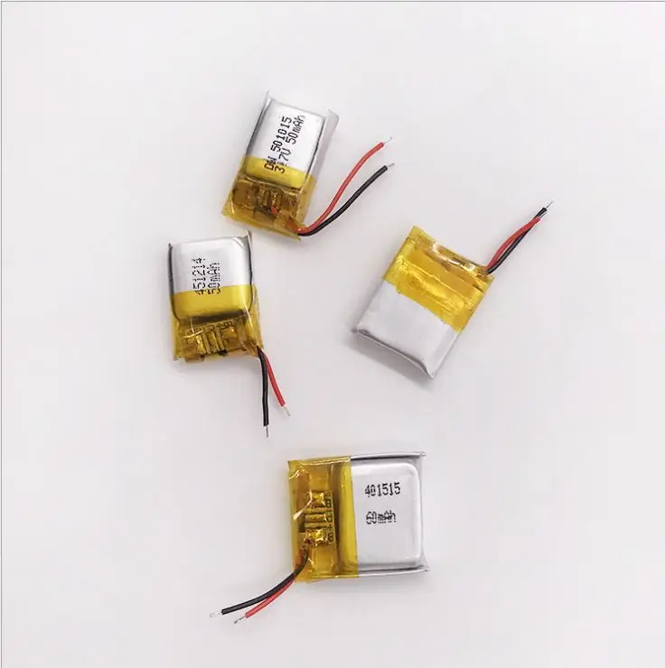 Rechargeable 5 pcs /lot lipo battery 3.7v 60mAh 401515 bluetooth