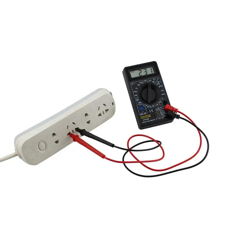 DT830B ЖК цифровой мультиметр Вольтметр Омметр Амперметр ручной тестер AC DC ранний