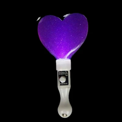 Светодиодный светильник в форме сердца для свадебного платья, светящийся светильник в темноте, светящиеся игрушки для концертов, свадебного фестиваля, вечерние сувениры - Цвет: Фиолетовый