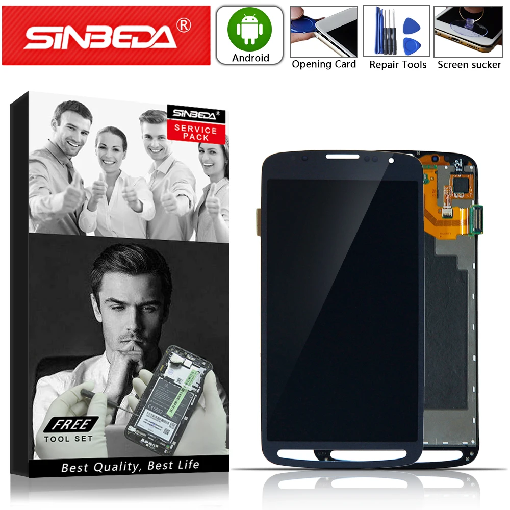 5 0 &quotОригинальный дисплей для SAMSUNG Galaxy S4 Active i9295 i537 ЖК-сенсорный экран дигитайзер