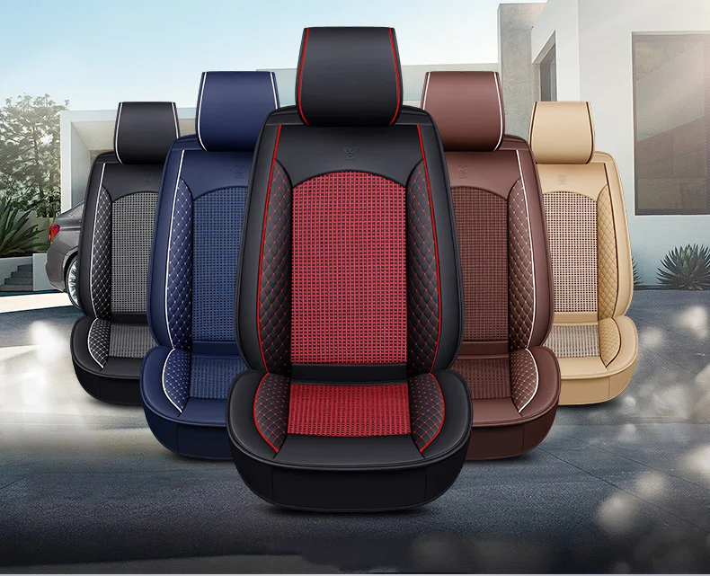 Лето, Чехол для сидения для автомобиля, аксессуары для hyundai KONA santa fe solaris соната Tucson verna