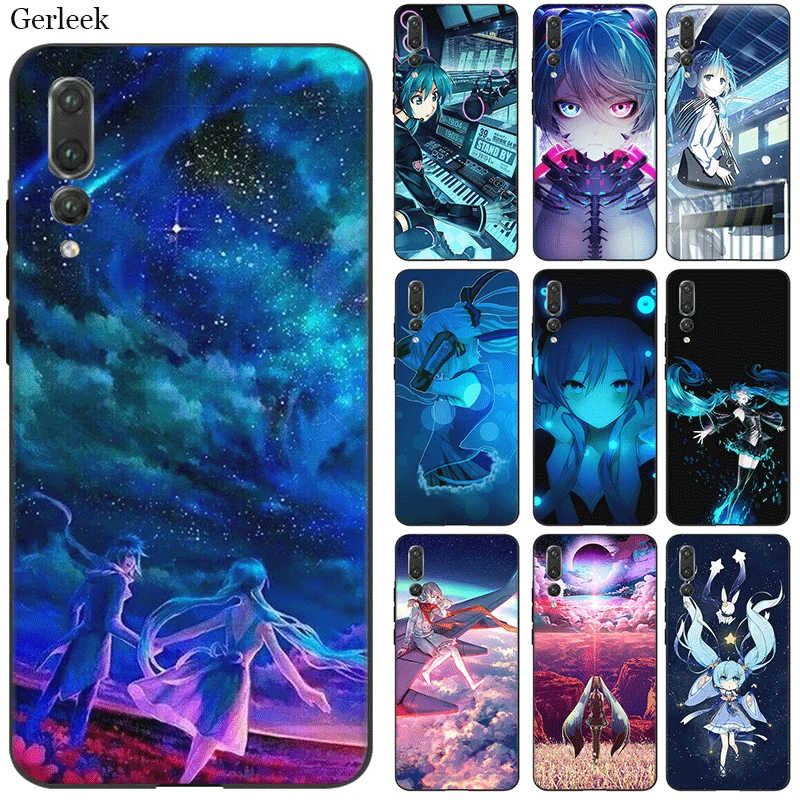

Desxz Silicone Cell Phone Case Hatsune Miku Anime For Huawei P9 P8 P10 P20 P30 Lite Pro P Smart Hard Cover Bag
