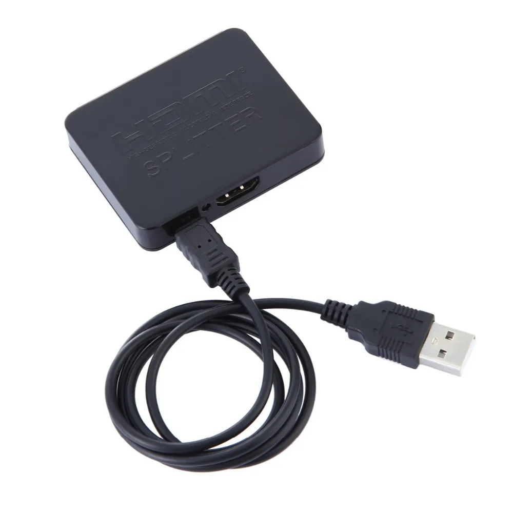 300 шт./лот Бесплатная доставка 1080P 3D 4K HDMI сплиттер переключатель 1*2 1 вход 2 выхода