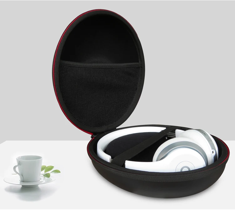 14 Liboer Portable Hard Headphone Case Large Bag for Beats Solo 2 Pro Sony Philips Protective Case with Zipper (No Headphone) 