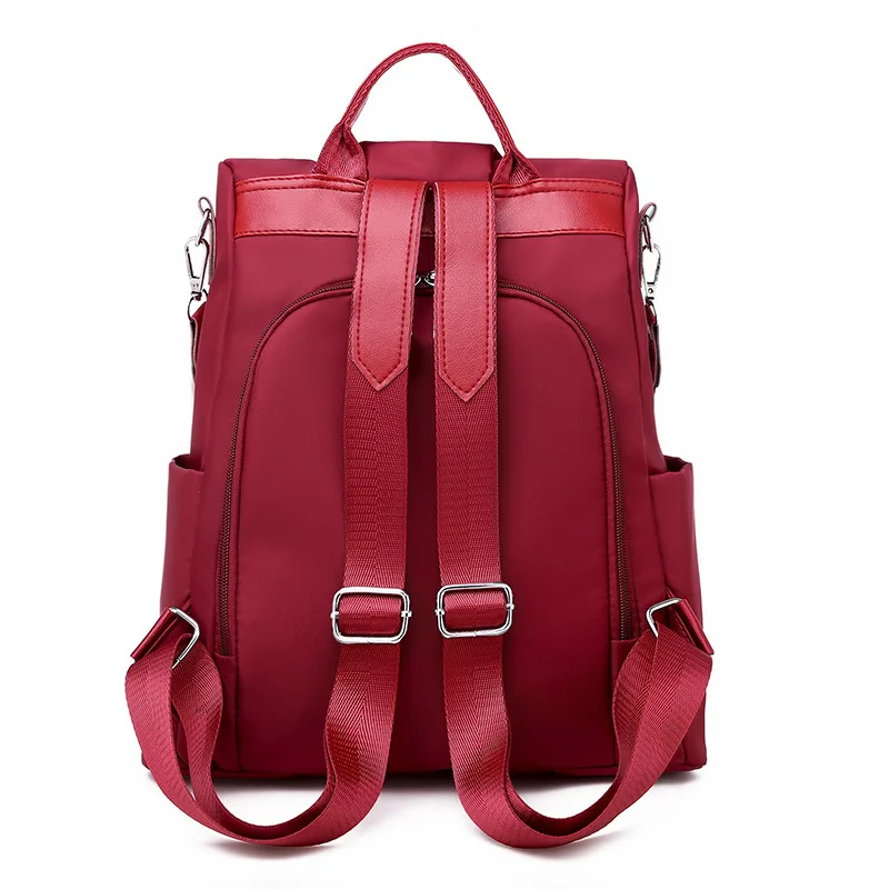 Водонепроницаемый нейлоновый женский рюкзак на молнии Оксфорд школьные сумки для девочек Стрекоза Цветок 3D вышитый рюкзак женский рюкзак