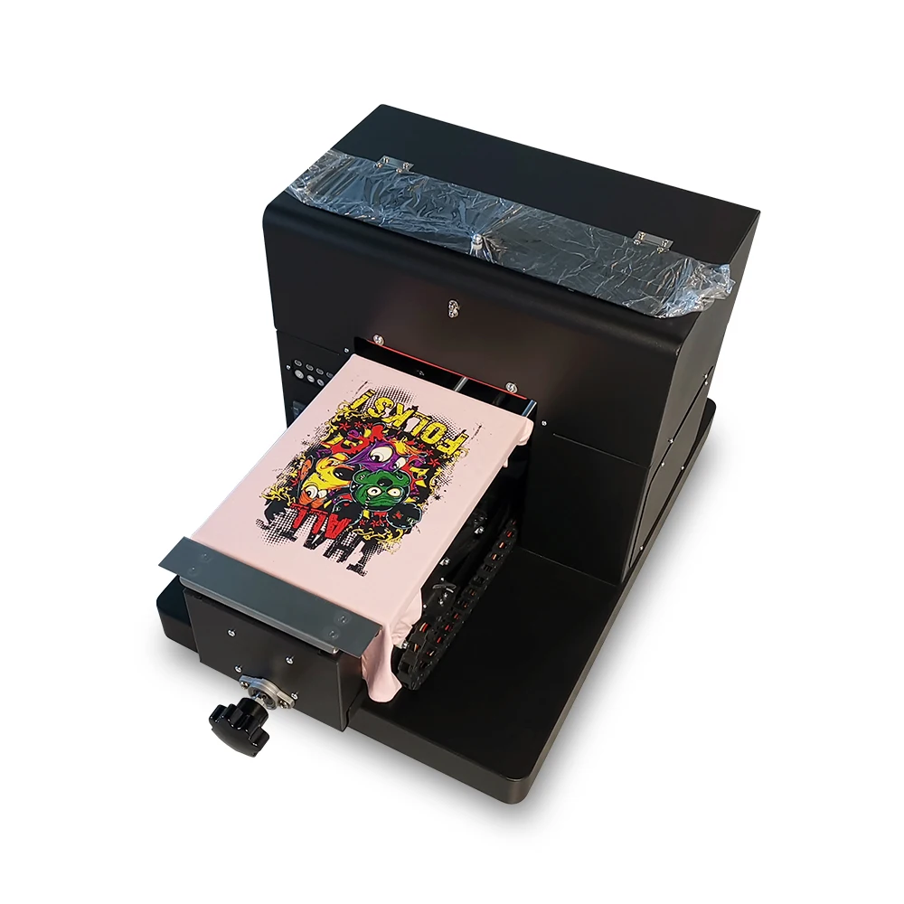 A4 планшетный принтер для одежды DTG принтер 6 цветов печатная машина для TPU чехол для телефона Ручка футболка пластиковый принтер
