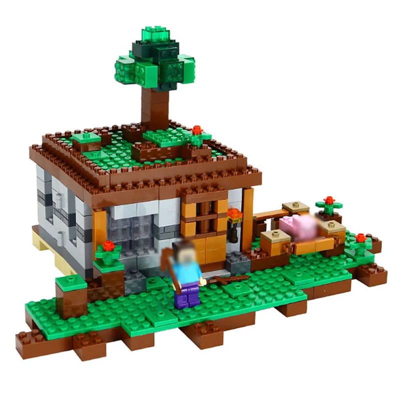 

408pcs My World The First Night Model Building blocks bricks figure toys for children compatible with Gifts