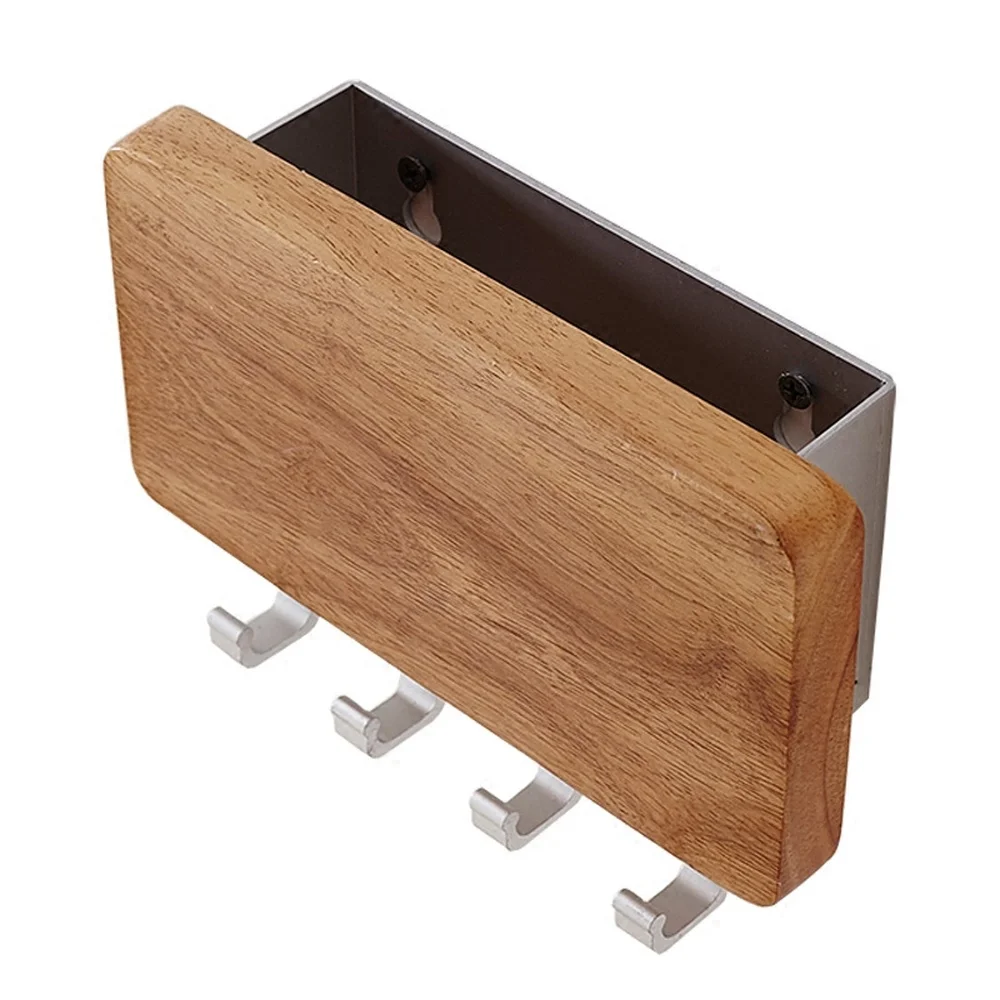 

A1 Creative oak hook porch living room storage box space aluminum seamless hook free nail wall hanging door key frame wx7241632