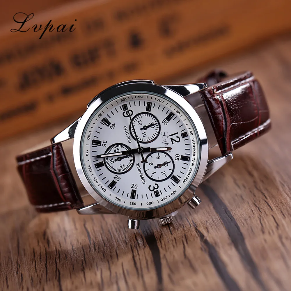 

Fashion Quartz Men Watch Leather Sport watches Reloj 2018 Fashion High Quality Clock Wristwatch Relogio Masculino