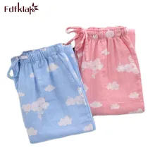 Сезон весна-лето; пижамные брюки; домашние брюки; женская пижама; Inverno; брюки для дома; полосатые хлопковые длинные женские домашние брюки; M-XL; E1159