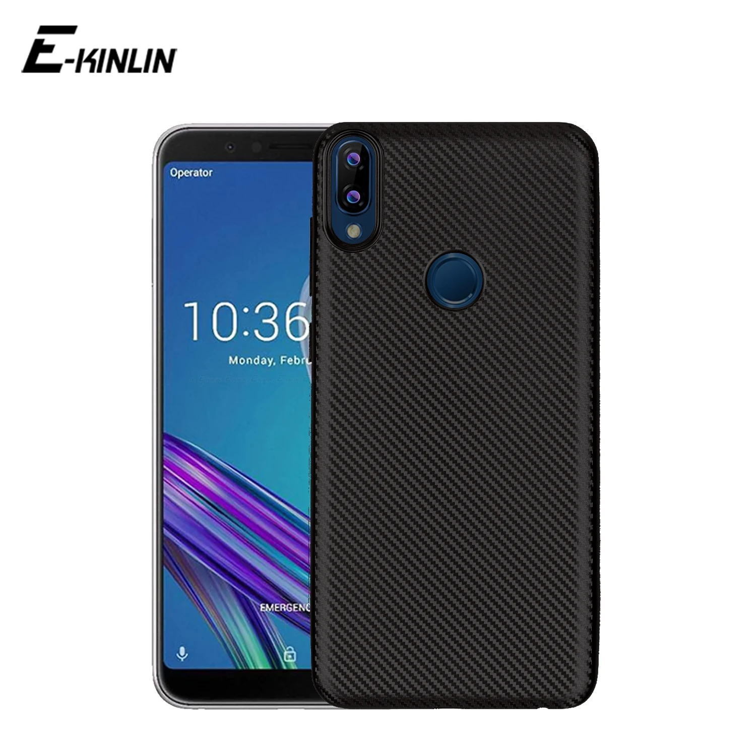 

Fashion Carbon Fiber Texture Soft TPU Silicon Phone Case Back Cover For ASUS ZenFone 4 5 Selfie Lite 5z 5Q 4 Max M2 Plus Pro M1