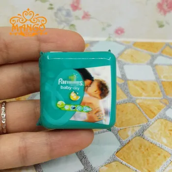 

1:6 1:12 Scale Baby Diaper Model for Blyth,Pullip,Doll Accessories Dollhouse Miniature Pretend Play Toy Mini Re-ment for barbie