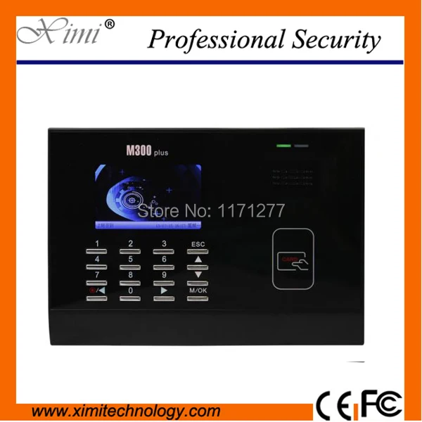 

Free shipping RFID Card time attendance equipment 3 inch touch screen and LINUX Operating System office attendance device