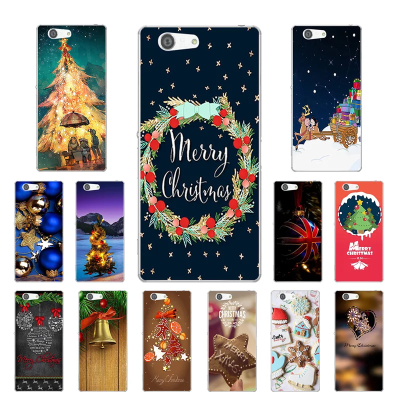 for Sony Xperia Z3 Compact Mini M55W D5803 D5833 Cover Silicone Merry Day Printing Z3Compact/Z3Mini Phone Cases |