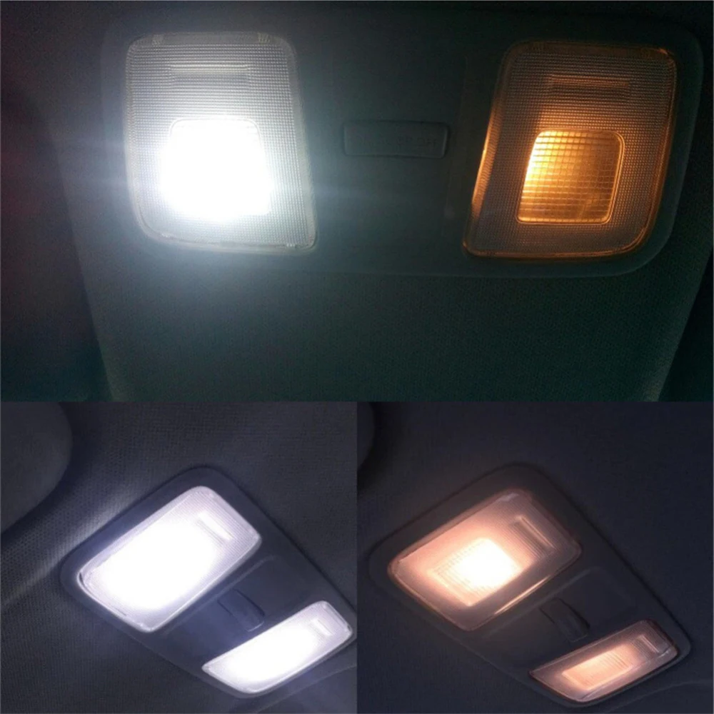 3pcs 3.4W 12V Car Reading Lights Auto Interior Lamp for Kia Rio K2 Car LED Bulb For Hyundai Solaris Verna Car Styling Light