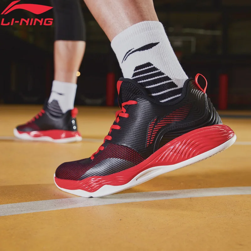 

(Clearance)Li-Ning Men SHADOW II On Court Basketball Shoes Wearable Medium Cut LiNing Sport Shoes Sneakers ABPN019 XYL199