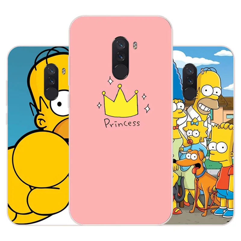 Чехол для xiaomi Pocophone F1 силиконовый чехол защитный телефона из мягкого ТПУ с