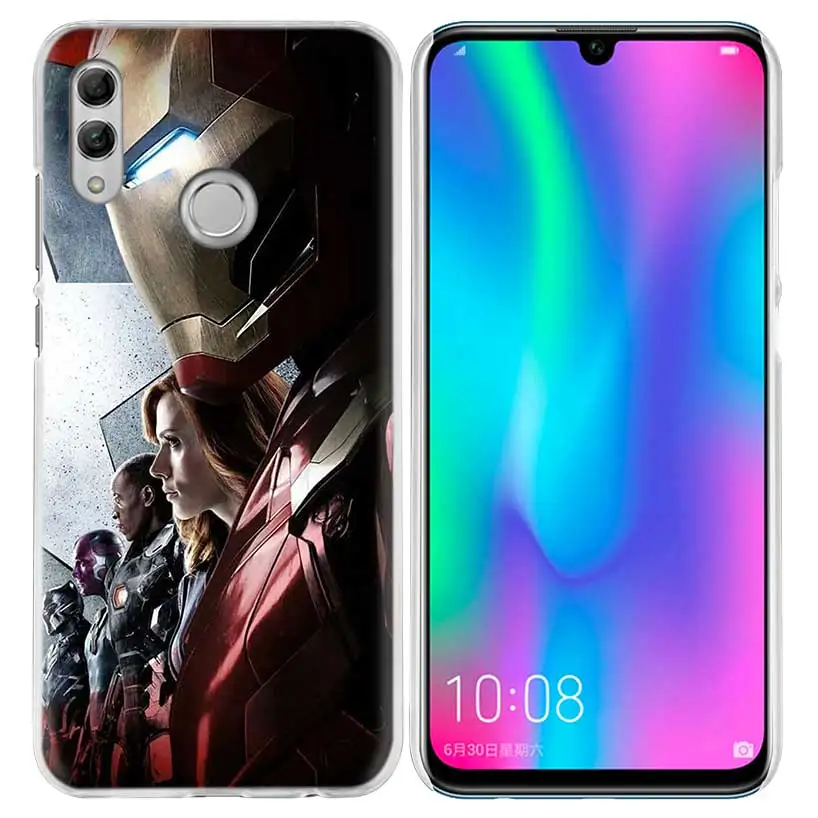 Железный человек Мстители чехол для huawei Honor 8X Y9 20 9 10 Lite Play 8C 8A Pro V20 20i Y6 Y7 Y5 Prime жесткий чехол PC Fundas чехол для телефона