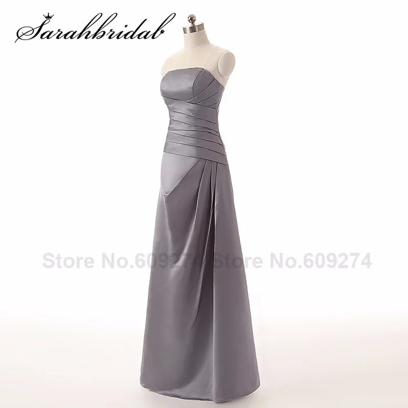 

Gray Bride Mother Mermaid Formal Evening Dresses Plus Size Mother For Wedding Party Elegant Vestido De Madrinha 2017 TJ006