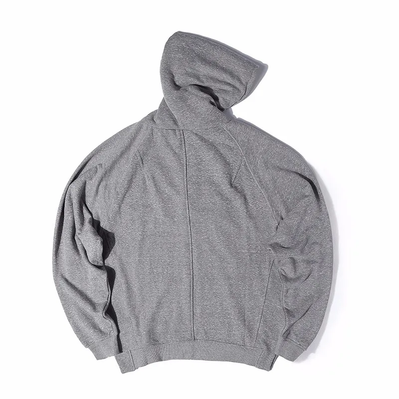 HZIJUE Mens Oversized Sherpa Hoodies 3 Colors Side Split Streetwear Fleece Zipper Sweatshirts Justin Bieber Skateboard