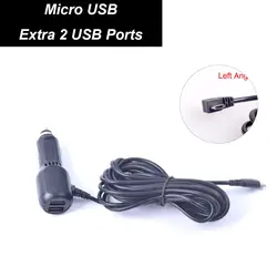 10 шт. 12 В/24 В автомобиля Авто-прикуриватели Зарядное устройство Micro USB с дополнительной двойной женский 3-способ USB зарядное устройство