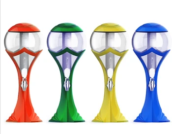 

2019 new Wine beer tower Circular shape type V5 1.5L beer color colorful draft beer tower bar tools 4pcs/set