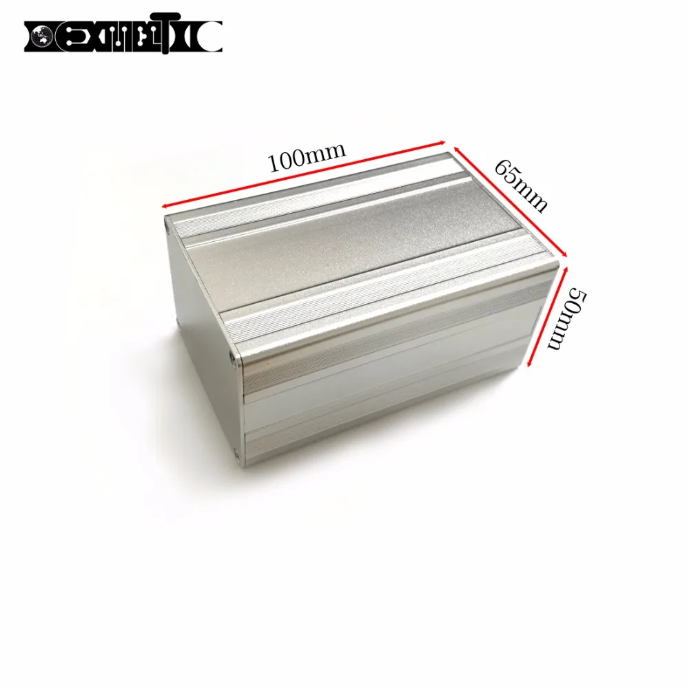 

Aluminum enclosure Instrument shell electronics pcb project box desktop DIY 65*50*100mm NEW customize