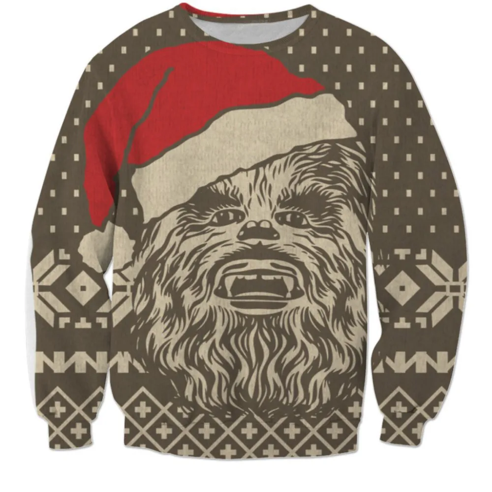 

Autumn Women/Men Sweatshirts Christmas hat Hip Hop Design 3d Print Harajuku Jumper Pullovers Couple Clothing Hoodies S-6XL W63