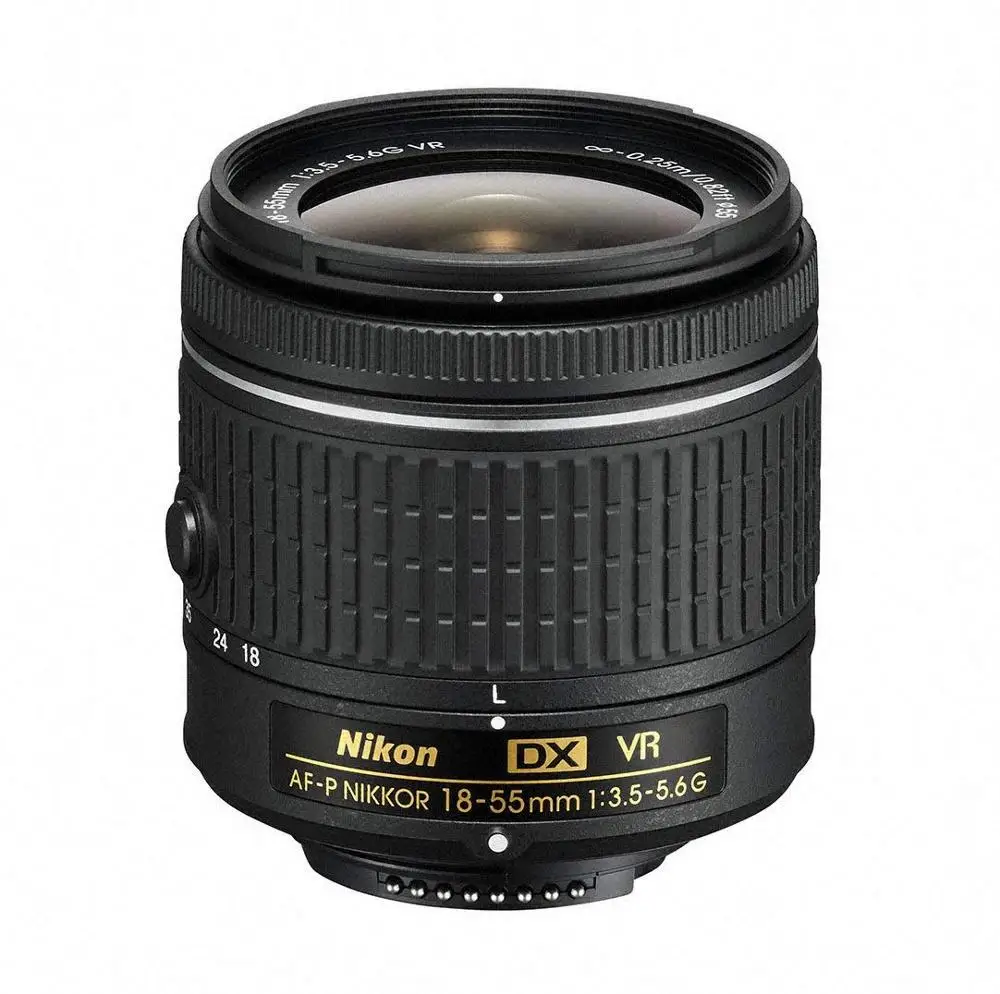 Используется объектив Nikon AF-P DX NIKKOR 18-55 мм f/3,5-5,6G VR для цифровых зеркальных фотокамер Nikon