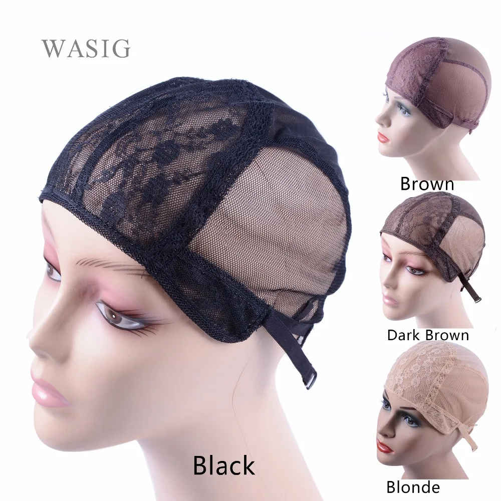 Wig cap for making wigs with adjustable strap on the back weaving cap size S/M/L glueless wig caps good quality Wig cap for making wigs with adjustable strap on the back weaving cap size S/M/L glueless wig caps good quality