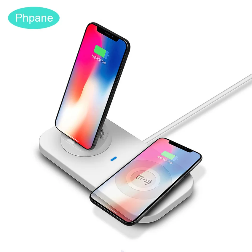 

Mobile Phone Charging Station 4in1 Wireless Charging Boar QI Wireless Charger Phone Holder For Iphone X MAX Samsung Huawei Mi 9