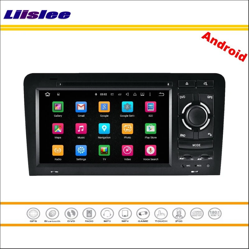 Clearance Liislee Car Android Multimedia For Audi A3 S3 A5 / 8P 2003~2013 Stereo Video Radio CD DVD Player GPS Map NAV Navigation System 1