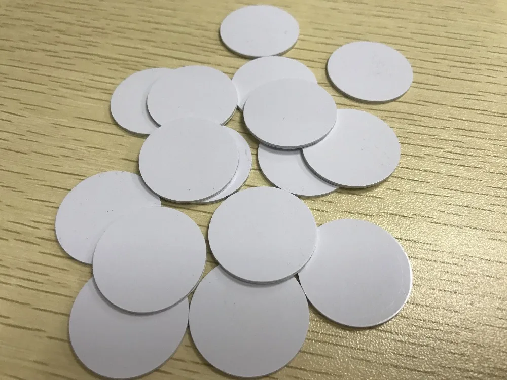 

125Khz 20MM RFID Smart Stickers TK4100/EM4100 ID card coin Tag blank coin RFID label
