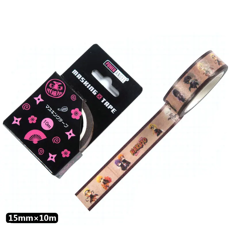

Japanese Anime Naruto Washi Tape Adhesive Tape DIY Scrapbooking Sticker Label Masking Tape Toys Gift