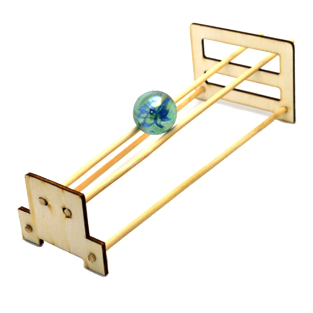 Physics Barycenter Experiment Magic Slope of Roll Up Glass Ball Puzzle Model Science Educational Student Physical Toy