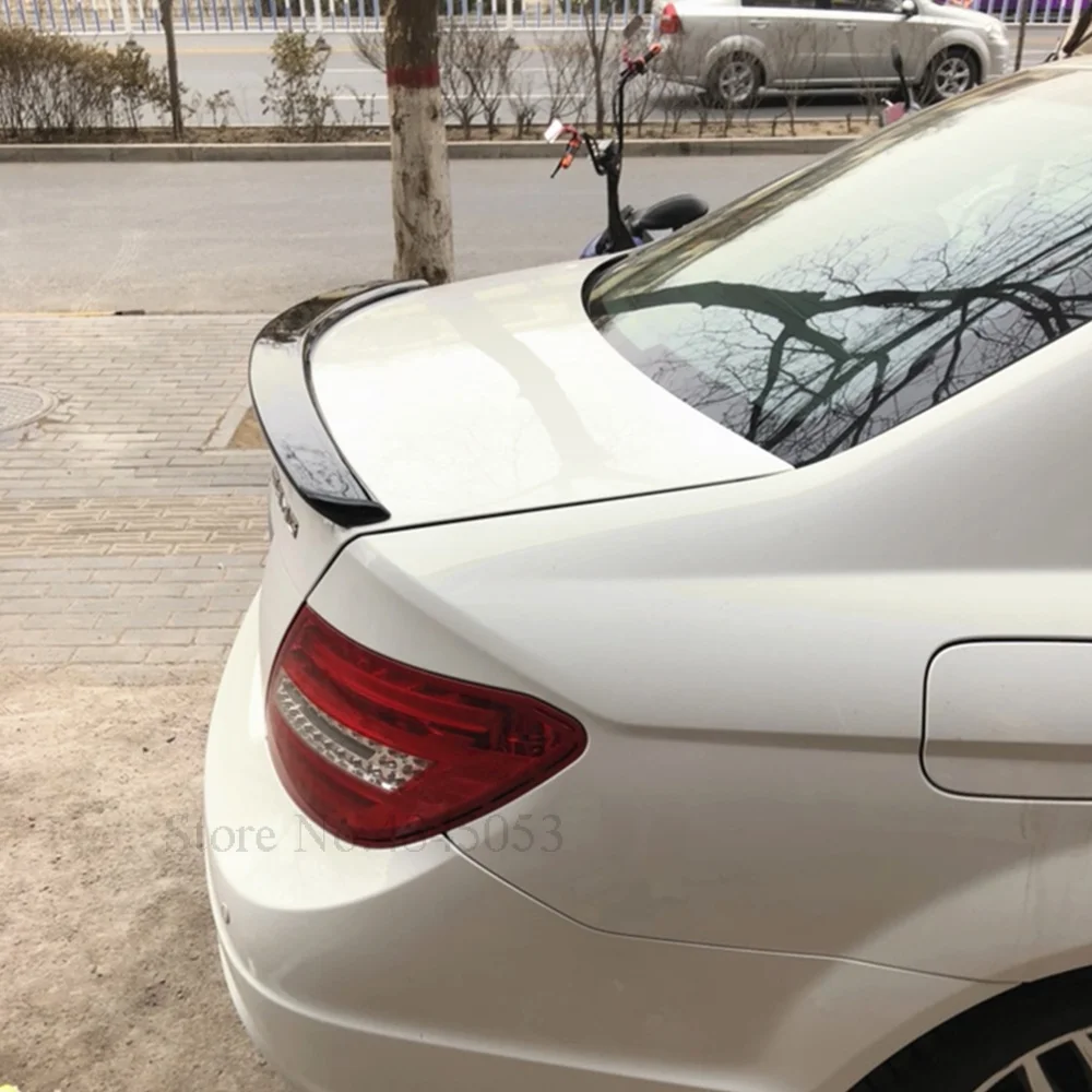 Спойлер для Mercedes Benz W204 C180 C200 C260 C300 2007 2013 АБС пластик неокрашенный Праймер цветной