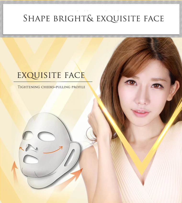 BIOAQUA v-образная маска для лица 3D V-Line для похудения подтягивающая маска для лица Уход за кожей горячая Распродажа 5 шт