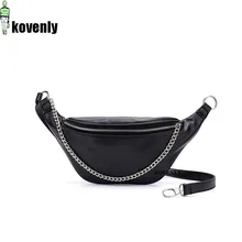 Кожаная поясная сумка, Женская поясная сумка, для улицы, для девушек, нагрудная сумка с металлической цепочкой, Повседневная сумка на одно плечо, маленькая сумка на плечо, а9