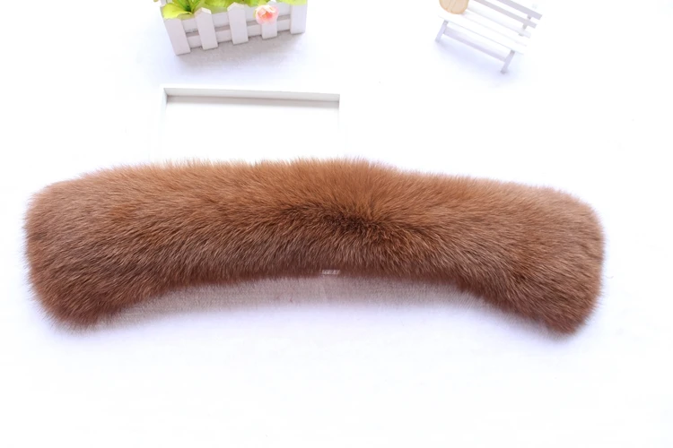 natural fox fur collar scarf (9)