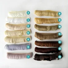 30 шт русская кукла Tress короткие 5 см синтетические волосы для куклы парики DIY 30 шт русская кукла Tress короткие 5 см синтетические волосы для куклы парики DIY