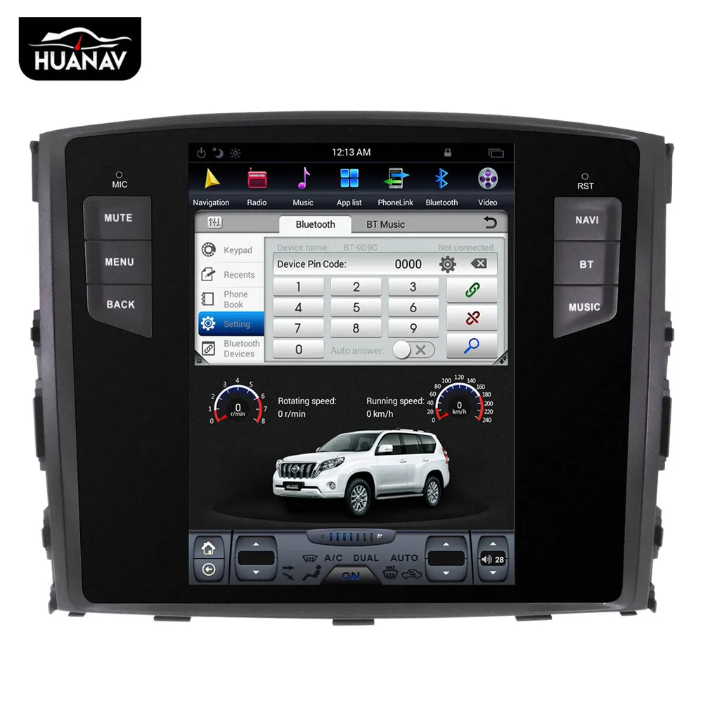 Автомобильный DVD плеер в стиле Tesla 10 4 дюйма GPS навигация для MITSUBISHI PAJERO V97 V93 Shogun Montero