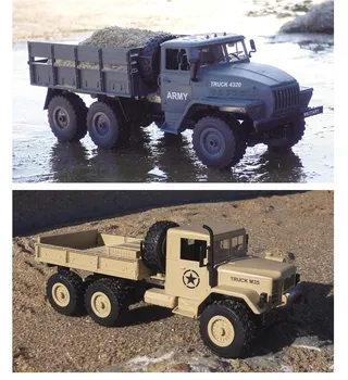 

RC Cars 6WD Tracked Off-Road 1:16 2.4g Remote Control Military Truck Speed Car Radio-controlled Toys