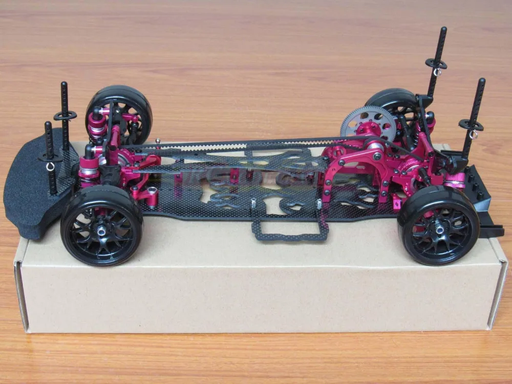 1/10 сплав и углерод SAKURA D4 AWD EP Drift гоночный автомобиль рама кузова Комплект# KIT-D4AWD