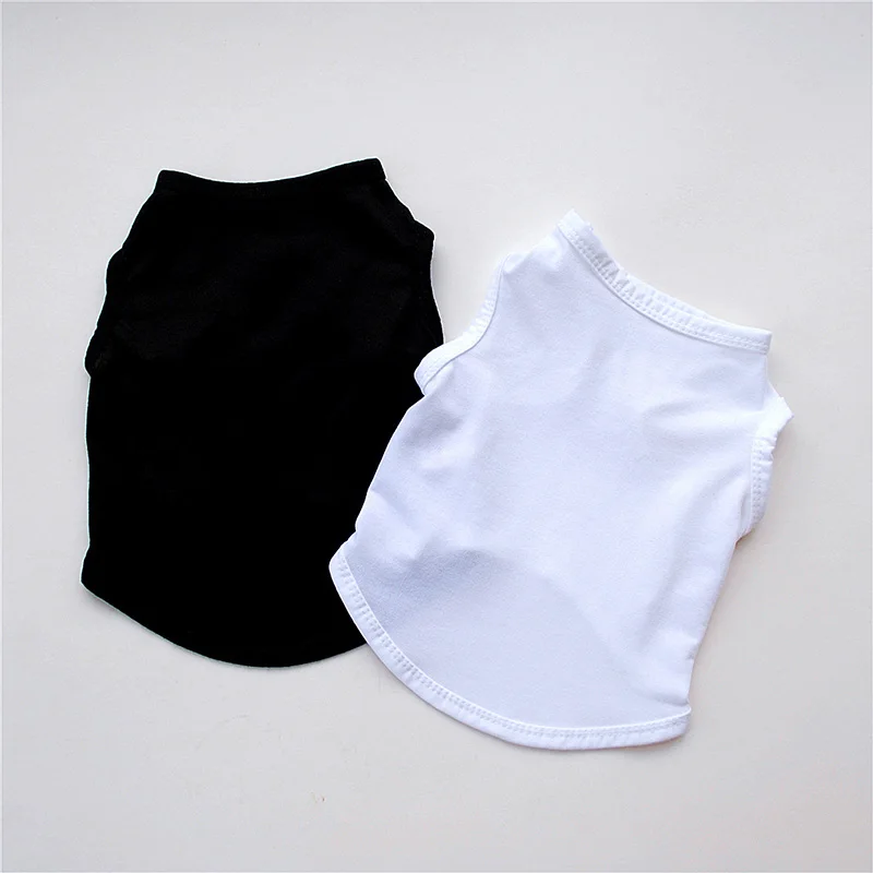 

Solid Pet Dog Vest DIY Graffiti Cat Dog Clothes Cheap Pet Puppy Outfit Summer Dogs Clothing Small Medium Dogs Overalls Mascotas