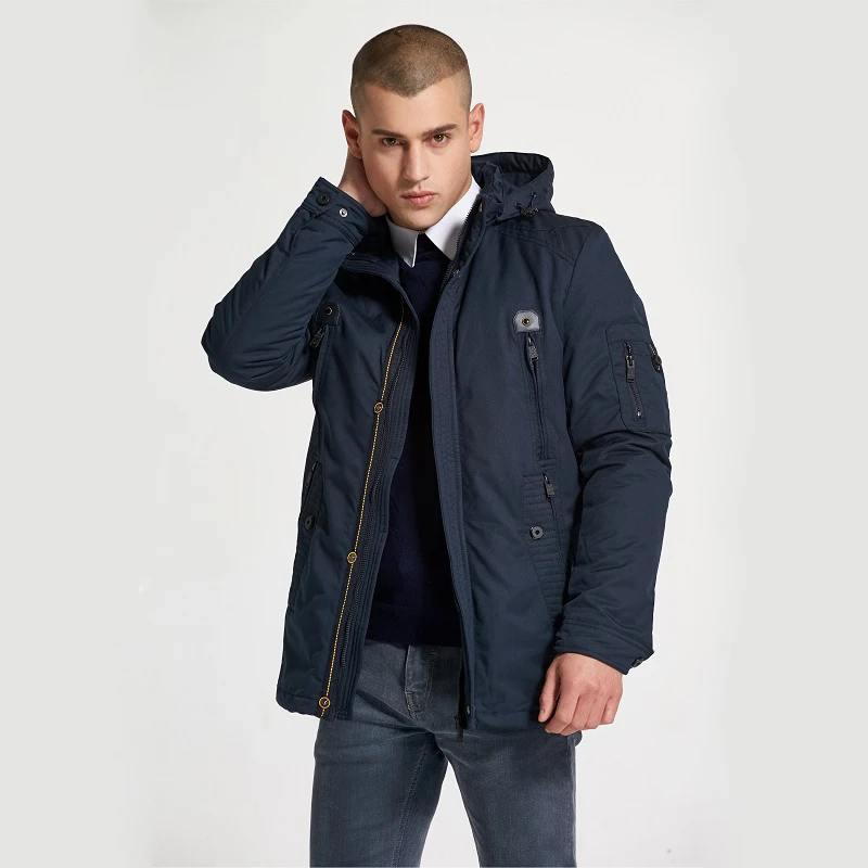 

KENNTRICE Men Coat Parka Hot Sale High Quality Men's Jackets Standard Euro 2016 Brand Thinsulate Winter Thick Jacket Parkas