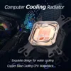 CPU bloc d'eau eau cuivre Base refroidissement refroidisseur ordinateur refroidissement radiateur pour Intel AMD avec vis de montage ► Photo 2/6