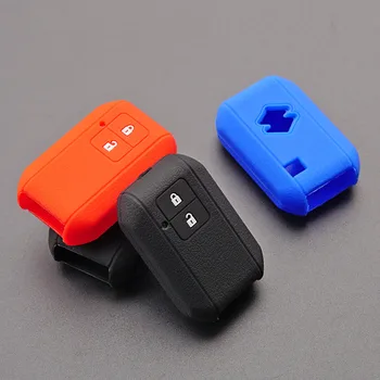 

silicone rubber car key cover case for suzuki new swift 2017 wagon R Japanese monopoly type 3c 2 button remote keyless holder
