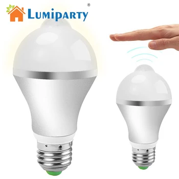 

Lumiparty Motion Activated Light Bulb E27 7W 14LED PIR Infrared Motion Detection Light Indoor Lighting Bulb With Motion Sensor